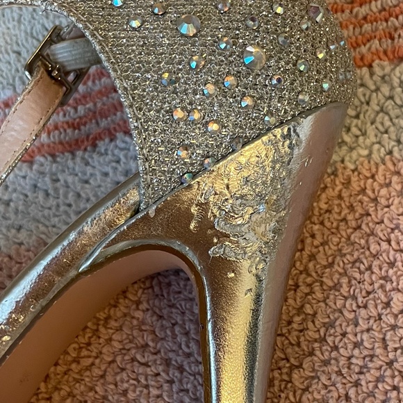 De Blossom Collections Rhinestone Glittery Heels Size 7.5 - Picture 5 of 16